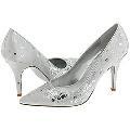 Charles by Charles David Soul Silver Satin Pumps/Heels