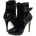 Charles by Charles David Buckles Black/Black Combo Boots