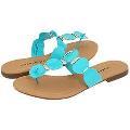 Madden Girl Fridaa Turquoise Patent Sandals