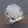 Sterling Silver Rainbow Moonstone Ring (Thailand)