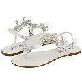 Steve Madden Clustter White Multi Sandals