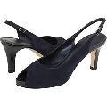 Vaneli Braleah Navy Suede Sandals