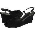 Vaneli Hilleke Black Suede Sandals