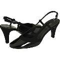 Vaneli Laken Black Pesca Fabric Pumps/Heels