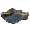 SoftWalk Murietta Denim Flower Slip-ons