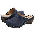 SoftWalk Murietta Navy Denim Paisley Leather Slip-ons