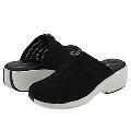 Walking Cradles Bishop Black Nubuck Slip-ons