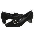 Vaneli Kelven Black Perf Suede w/Black Suede Pumps/Heels