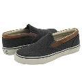 Sperry Top-Sider Striper Slip On Charcoal Wool Slip-ons