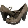 Two Lips Pandy Pewter Pumps/Heels