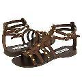 Steve Madden Charrger Brown Leather Sandals