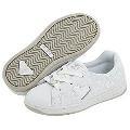 Roxy Kids Kaya (Toddler/Youth) White/Silver Glitter Athletic