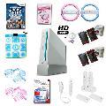 Nintendo Wii "Friends Holiday" Bundle- Boxing Gloves, Dance Pads, and More
