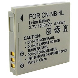 Rechargeable Battery compatible with Canon NB-4L