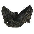 Moda Spana Flavia Black-Gold Zebra Microfiber