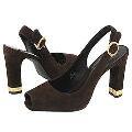 Moda Spana Yoyo Dark Brown Suede