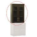 Christopher Lowell Town File/ Storage Cabinet Hutch