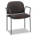 HON Multipurpose Stacking Arm Chair, Black (Pack of 2)