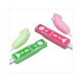 Green and Pink Skin Cases for Nintendo Wii Remote & Nunchuk