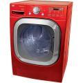 LG 4.5-cubic-foot Front Control Red Steamwasher