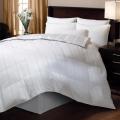 Hypoallergenic 500 Thread Count Plaid White Down Comforter