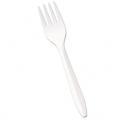 Boardwalk Mediumweight Polypropylene White Fork (Case of 1000)