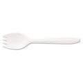 Boardwalk Mediumweight Polypropylene White Spork (Case of 1000)