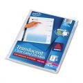 Avery Index Maker 5-Tab Set of Clear Dividers (Pack of 5 Sets)