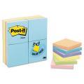 Post-it 3 x 3 Pastel Notes Value Pack, 50-Sheet Pads (Case of 24)