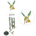 Solar-powered Color-changing Hummingbird Wind Chime