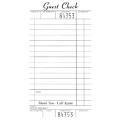 National Checking Company 3 5/16-inch X 6-inch Green Guest Check (Case of 50)