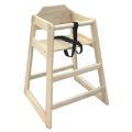 CHALLENGER Assembled Natural High Chair