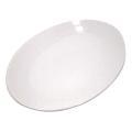 Cardinal International 13.62 Inch White Reception Platter (Pack of 12)