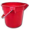 Rubbermaid Commercial 14 Quart Round Red Brute Bucket