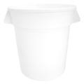 Continental 10 Gallon Round White Huskee Container