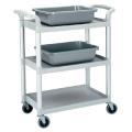 Cambro Knocked Down Grey Bus Cart with Casters