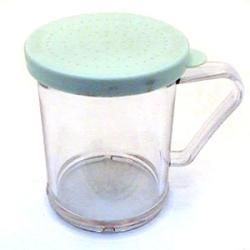 Cambro 10 oz Clear Shaker/ Dredge with Fine Ground Lid