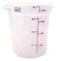 Cambro 4 quart White Round Container