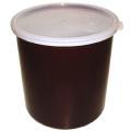 Cambro Redish Brown 2.7 Quart Crock With Lid