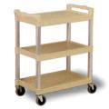 CONTINENTAL Beige Bussing Utility Cart