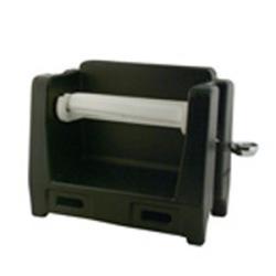 Cambro Black Hand Wash Station with Paper Towel and Soap Dispenser