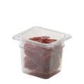 Cambro 5 Inch Deep Sixth Size Clear Pan Colander