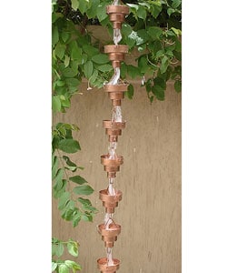 Copper Bamboo Rainchain