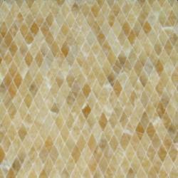 Honey Onyx Diamond Pattern Mosaic Tiles (Set of 5)