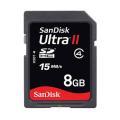 SanDisk 8GB Ultra II Secure Digital High Capacity (SDHC) Plus Card