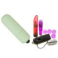 White Velvet Touch Bullet Vibrator Collection