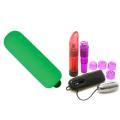 Green Velvet Touch Bullet Vibrator Collection