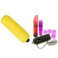 Yellow Velvet Touch Bullet Vibrator Collection
