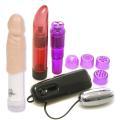 Mini Brute 4.5-inch Frosted Vibrator with Sleeve