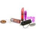 Chocolate Colored Metallic Finish Egg and Controller Sex Toy Collection